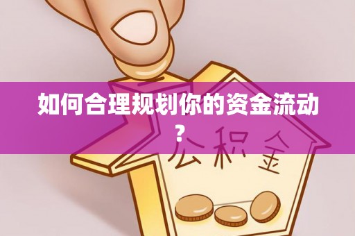 内湖如何合理规划你的资金流动？