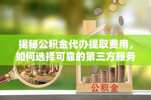 内湖揭秘公积金代办提取费用，如何选择可靠的第三方服务