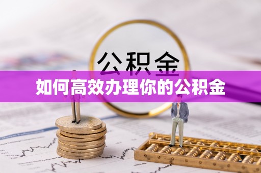 内湖如何高效办理你的公积金