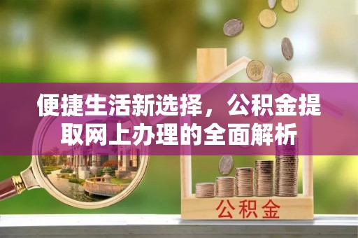 内湖便捷生活新选择，公积金提取网上办理的全面解析
