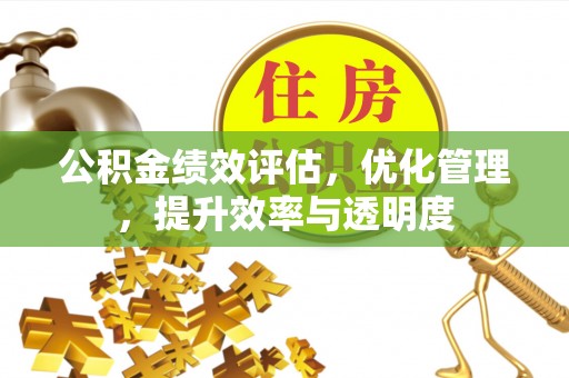 内湖公积金绩效评估，优化管理，提升效率与透明度
