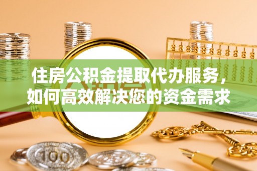 内湖住房公积金提取代办服务，如何高效解决您的资金需求