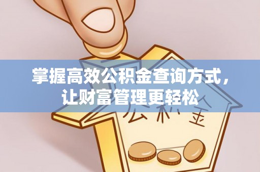 内湖掌握高效公积金查询方式，让财富管理更轻松